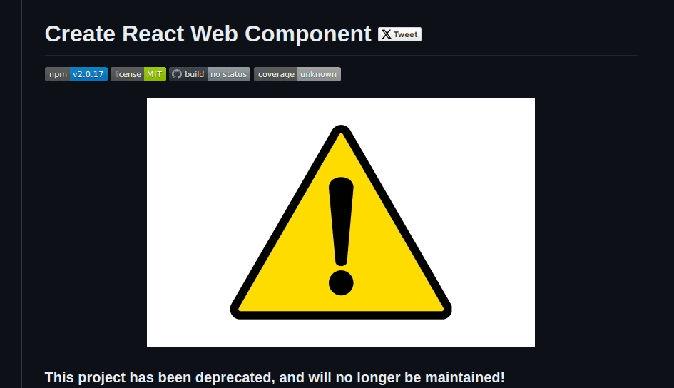 github project archived and deprecated github project archived and deprecated